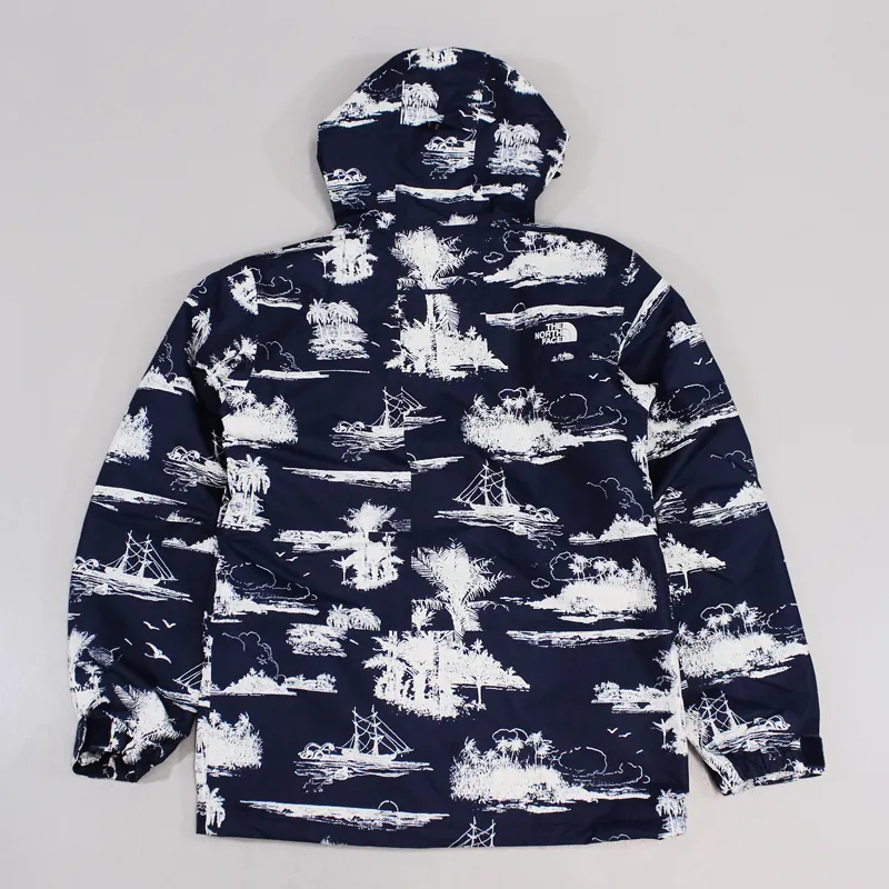 The North Face Mens Dubs Insulated Jacket Cosmic Blue Island Print-6