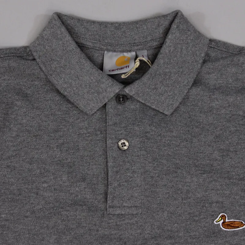 Carhartt Duck Polo Dark Grey-1