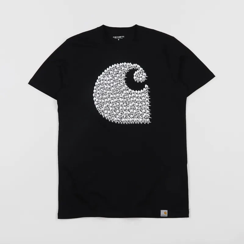Carhartt WIP Duck Swarm T Shirt Black
