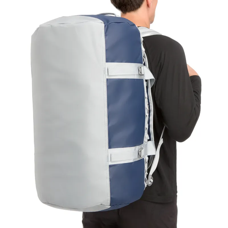 The North Face Base Camp Duffel Bag M - Cosmic Blue and High Rise Grey-2