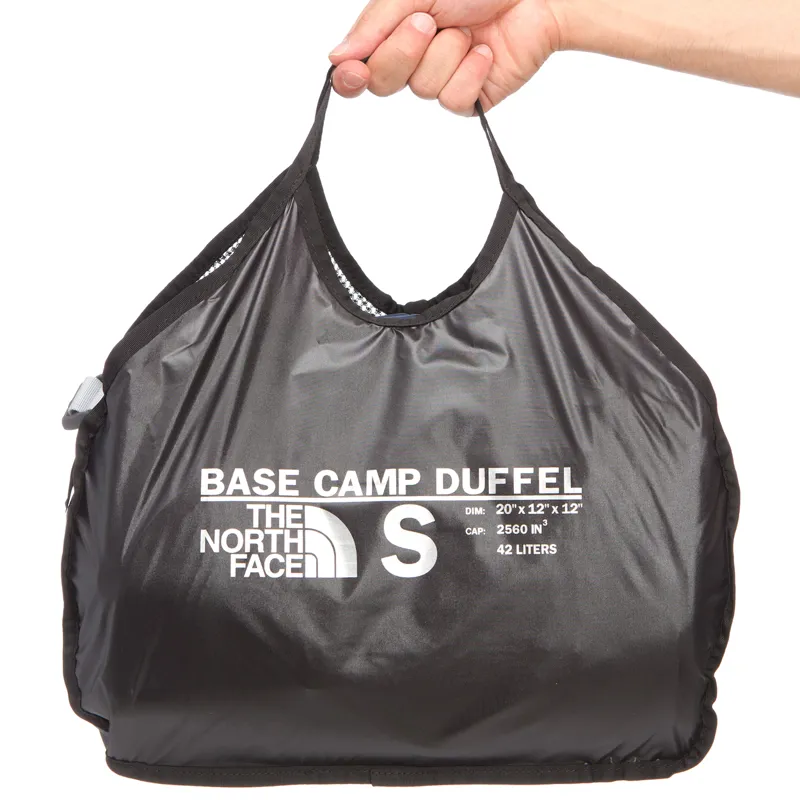 The North Face Base Camp Duffel Bag S - Cosmic Blue and High Rise Grey-3