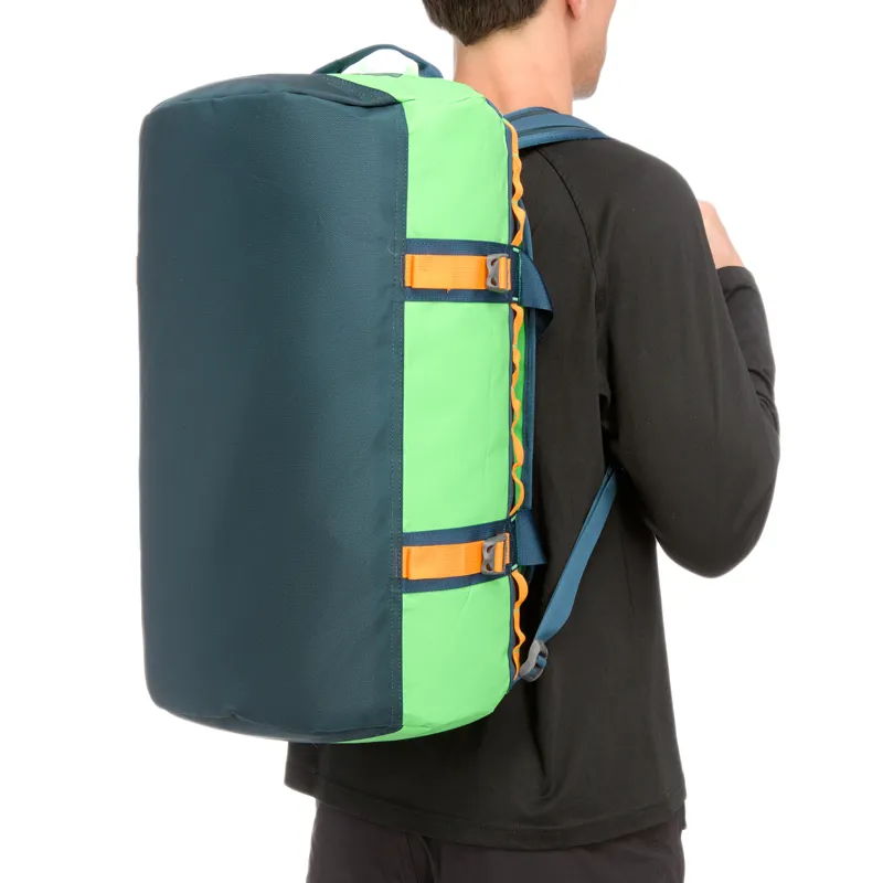The North Face Base Camp Duffel Bag S - Krypton Green and Kodiak Blue-2