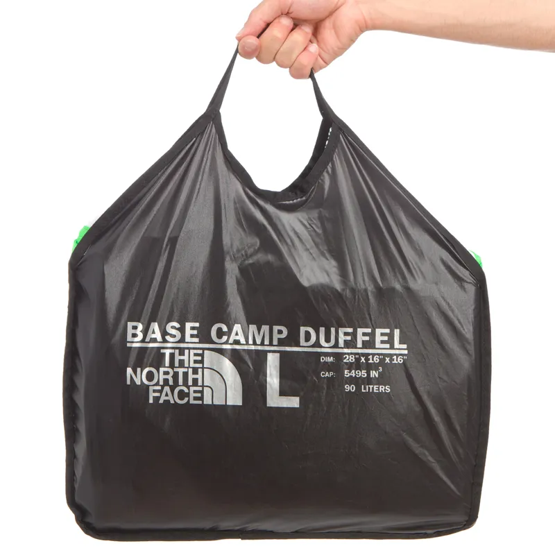 The North Face Base Camp Duffel Bag L - White and Fuchsia Pink-3