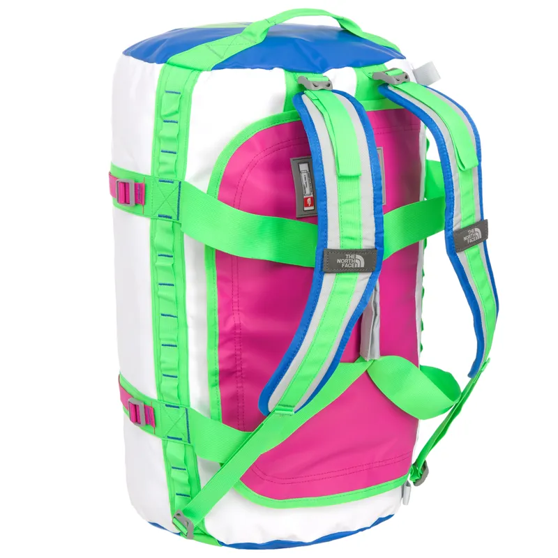 The North Face Base Camp Duffel Bag M - White and Fuschia Pink-1