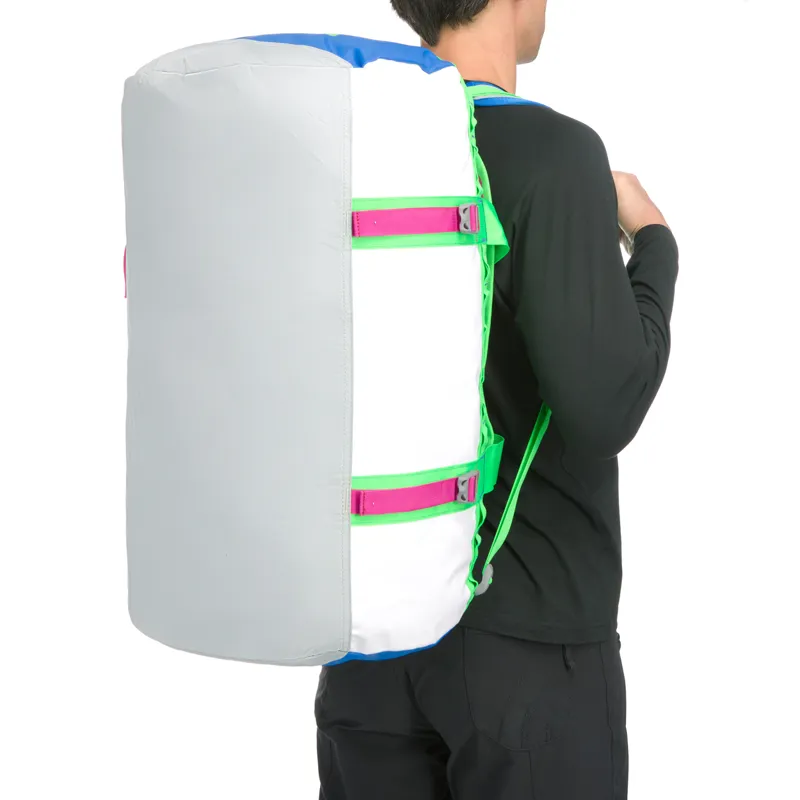 The North Face Base Camp Duffel Bag M - White and Fuschia Pink-2