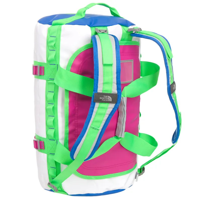 The North Face Base Camp Duffel Bag S - White and Fuschia Pink-1