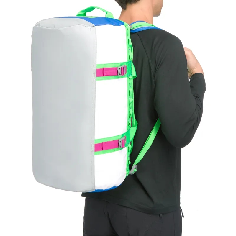 The North Face Base Camp Duffel Bag S - White and Fuschia Pink-2