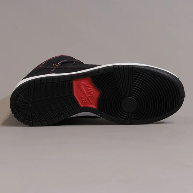 Nike Dunk High Pro SB Black Black White-7