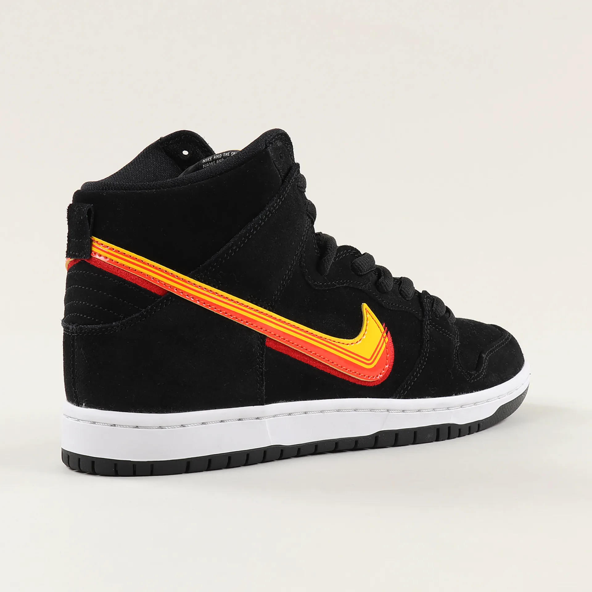 Nike SB Dunk High Pro Shoes Black University Gold