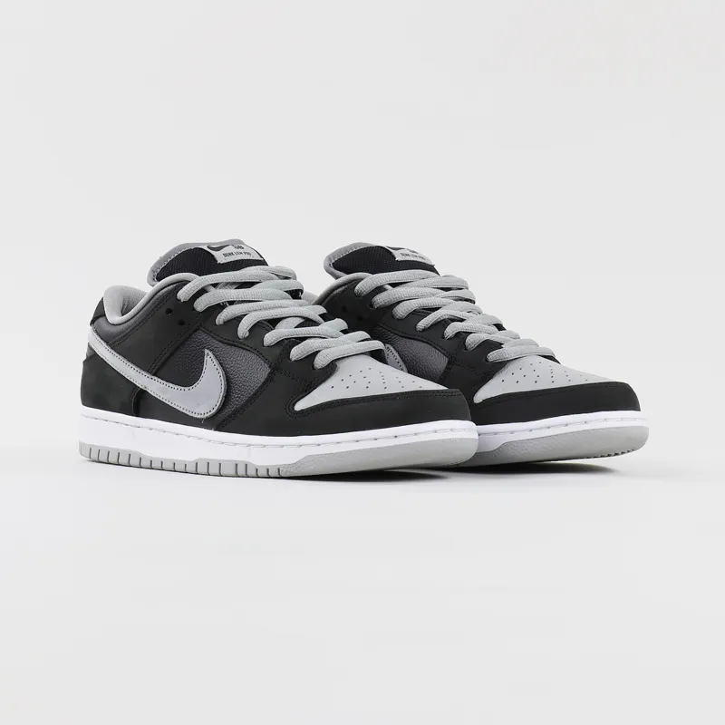 Nike SB Dunk Low Pro Shoes Black Medium Grey White-3