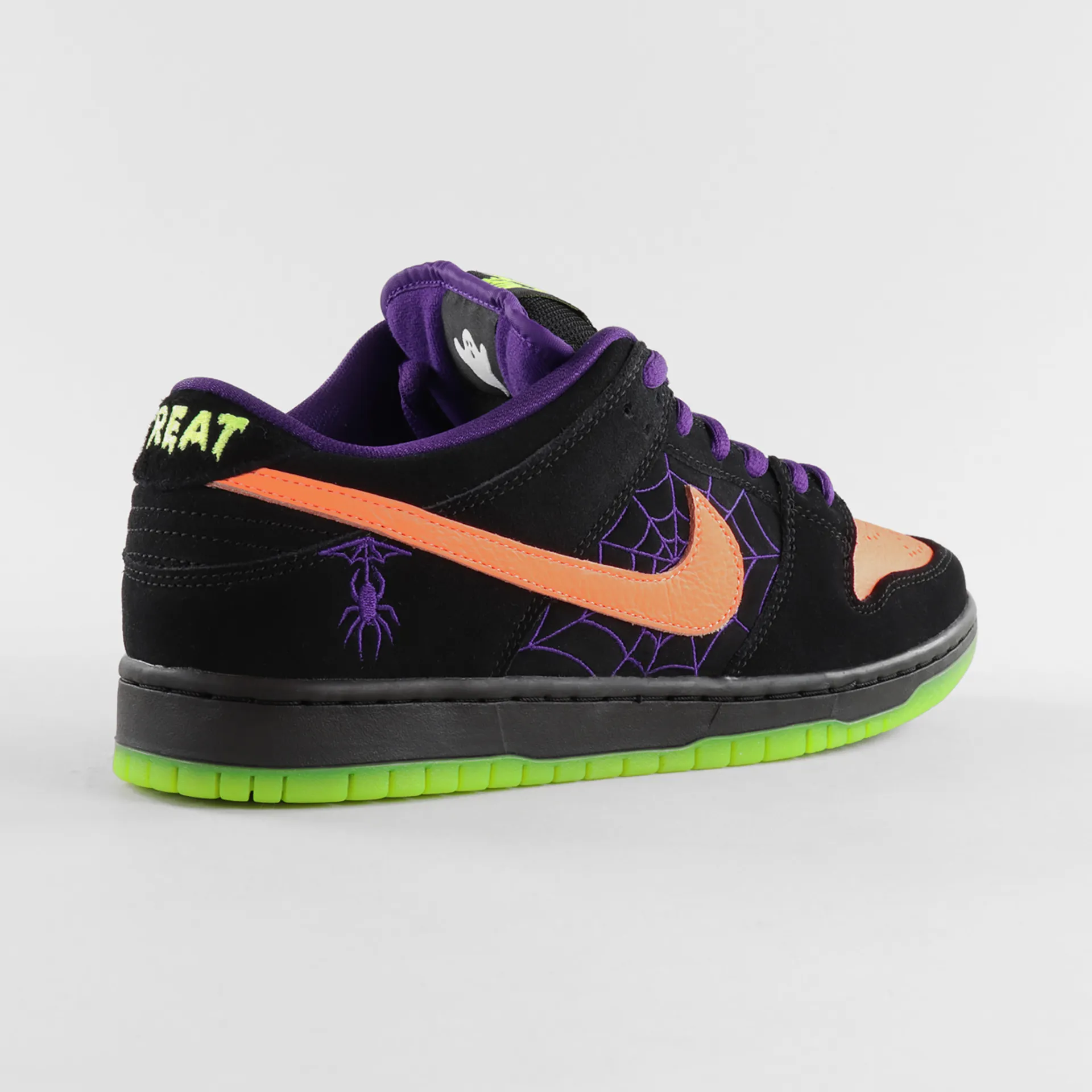 Nike SB Dunk Lo Pro Night Of Mischief Shoes Black Total Orange