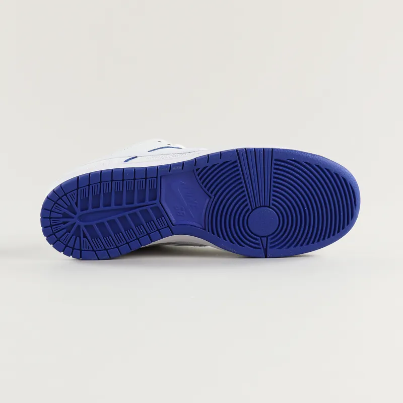 Nike SB Dunk Lo Pro Premium Shoes White Gum Royal-8