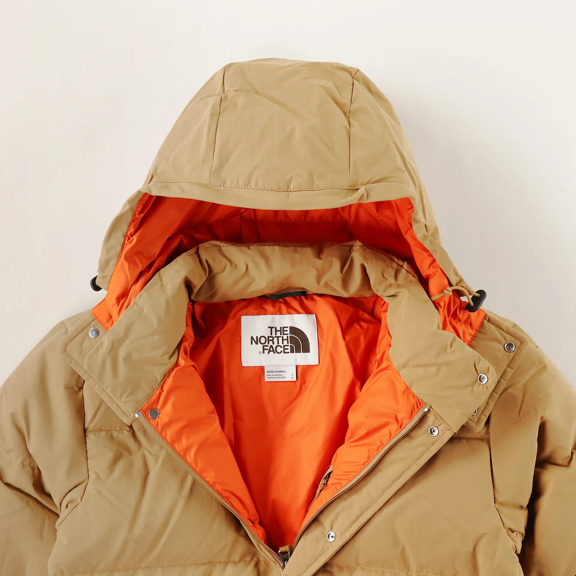 The North Face Mens Down Sierra 3.0 Winter Jacket Brown Orange