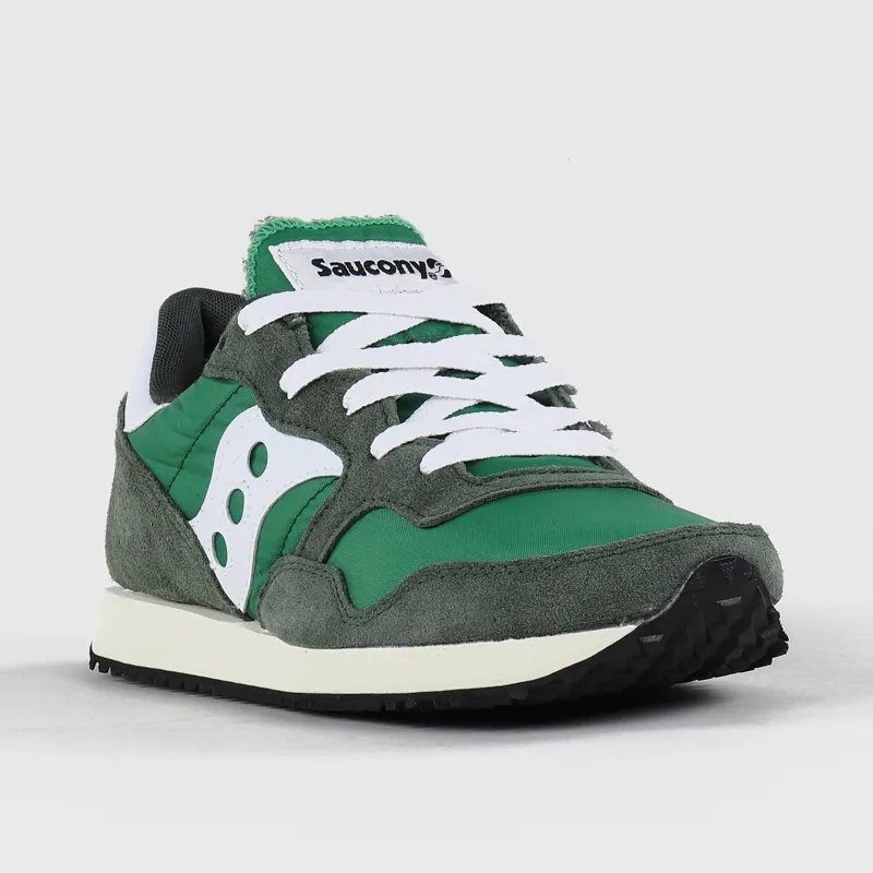 Saucony DXN Trainer Shoes Green White-4