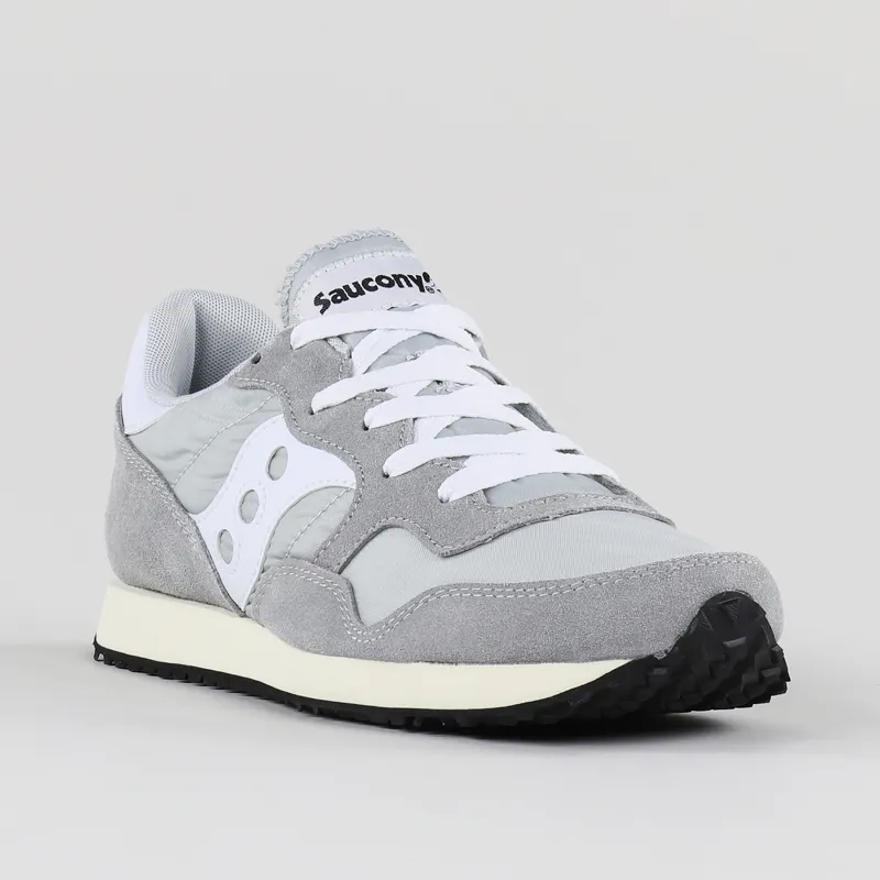 Saucony DXN Trainer Shoes Grey White-4
