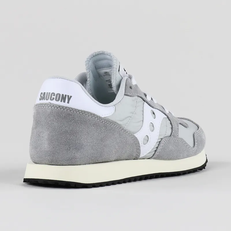 Saucony DXN Trainer Shoes Grey White-5