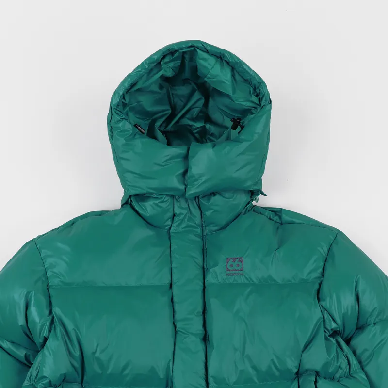 66 North Dyngja Down Jacket Teal Green-1