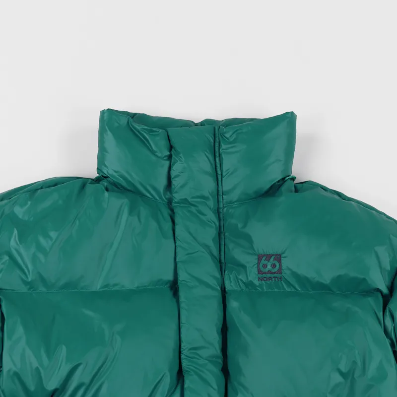 66 North Dyngja Down Jacket Teal Green-2