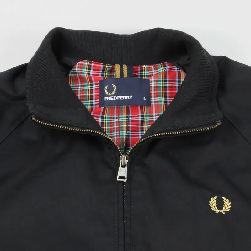 Fred Perry Ealing Bomber Jacket Black-4