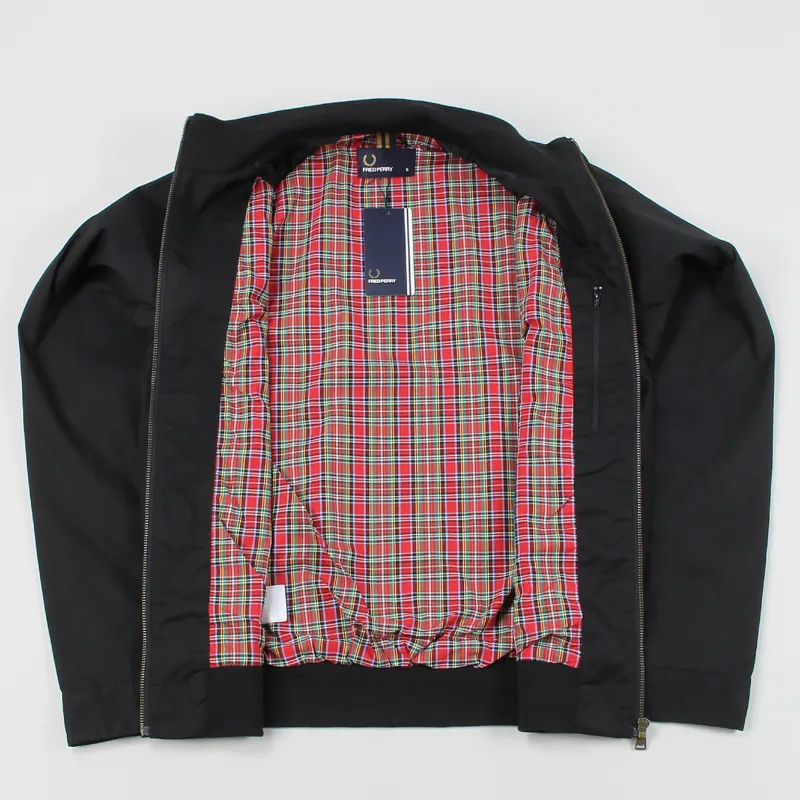 Fred Perry Ealing Bomber Jacket Black-5