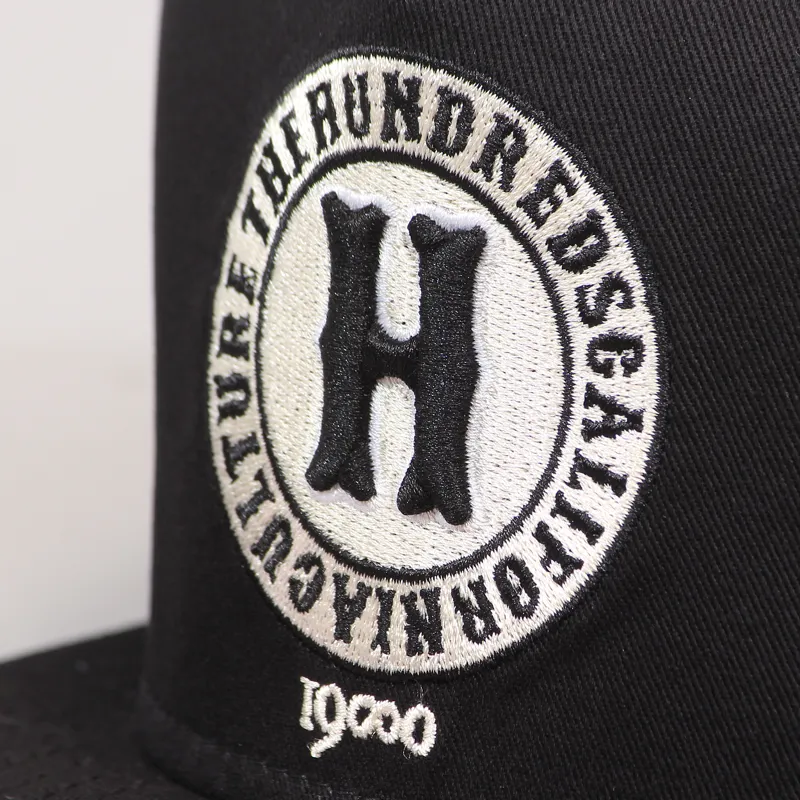The Hundreds Early New Era Snapback Cap Black-1