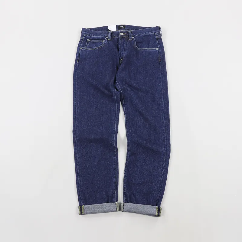 Edwin ED-55 Regular Tapered Jeans Blue Akira Wash-1