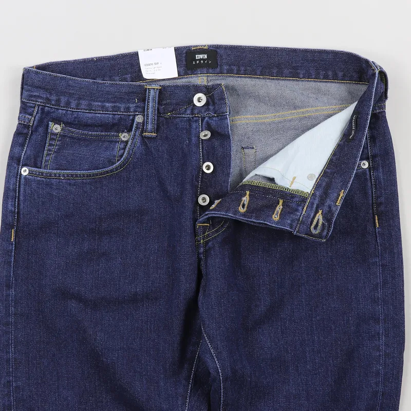 Edwin ED-55 Regular Tapered Jeans Blue Akira Wash-2