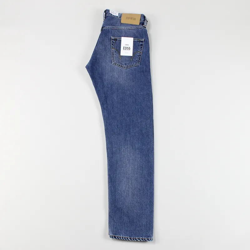 Edwin ED-55 Relax Tapered Jeans Broken Wash-1