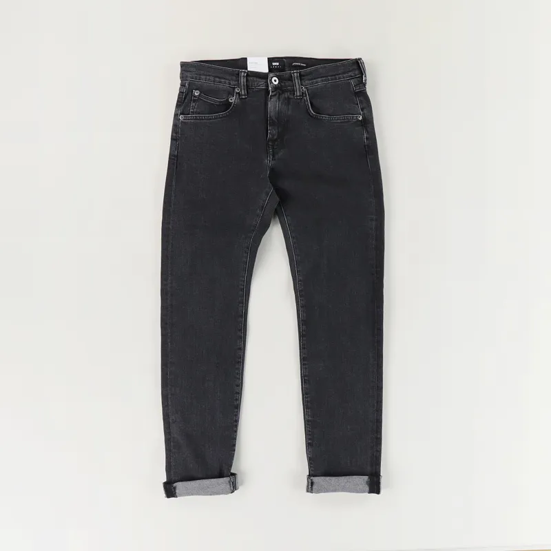 Edwin ED-55 Regular Tapered Jeans CS Ayano Black Kagami Wash-1