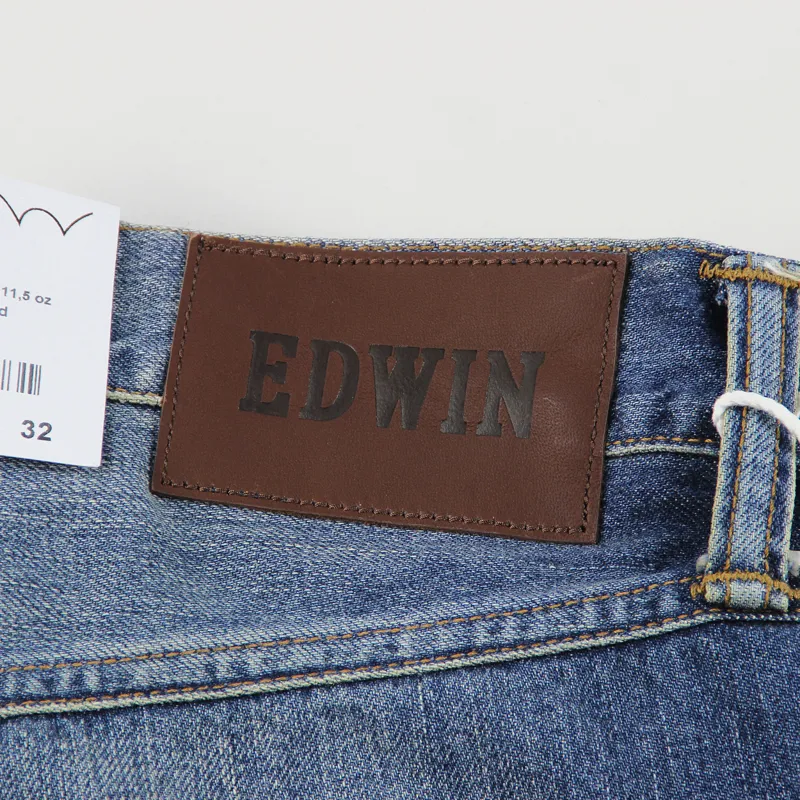 Edwin ED-55 Relaxed Tapered Jeans Mid Glint Used-4