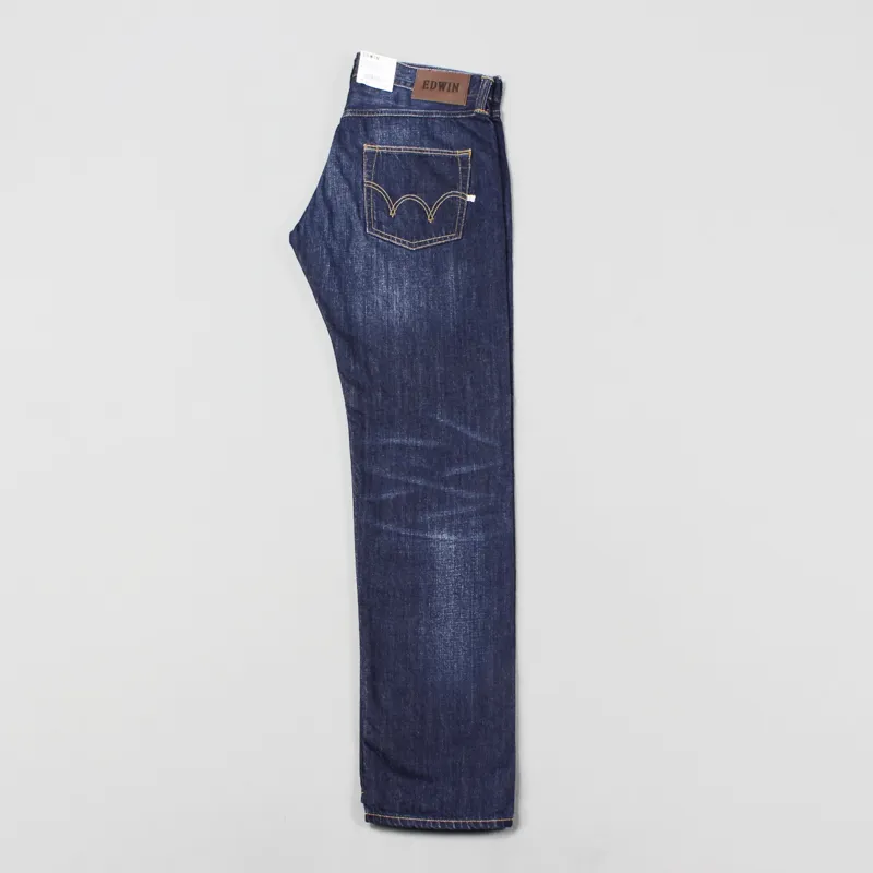 Edwin ED-55 Relax Tapered Jeans Blue Coal Wash-1