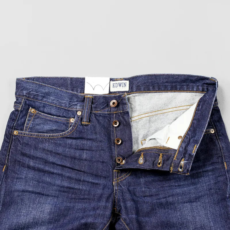 Edwin ED-55 Relax Tapered Jeans Blue Coal Wash-3