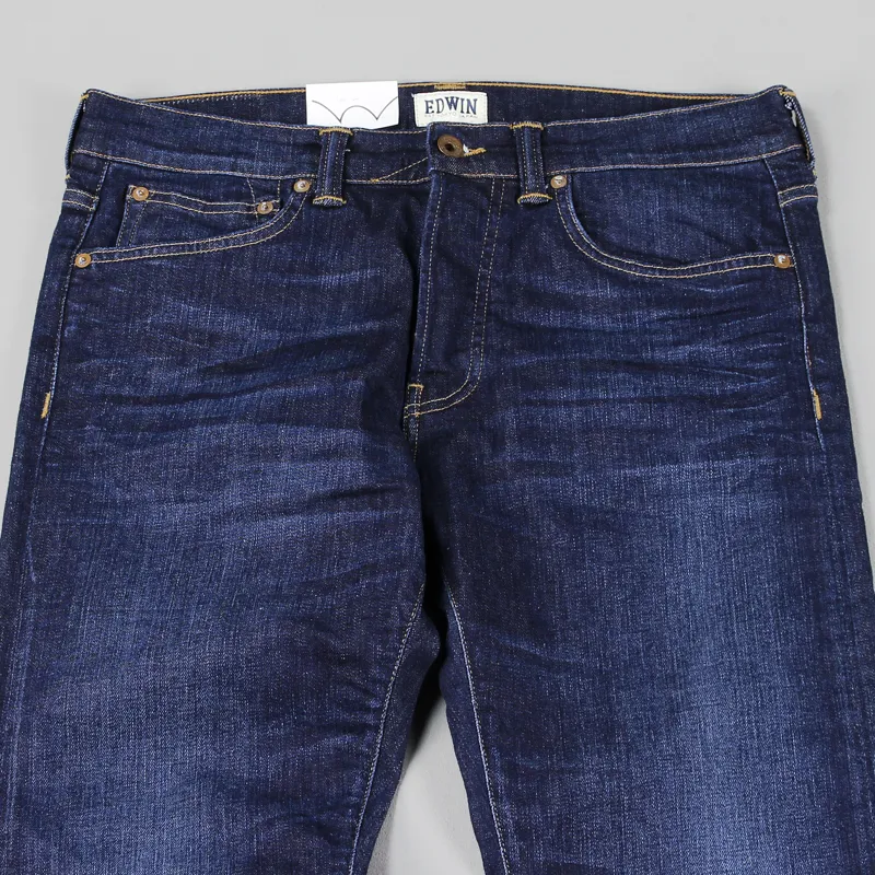 Edwin ED-80 Slim Taper Jeans Dark Trip Used-1