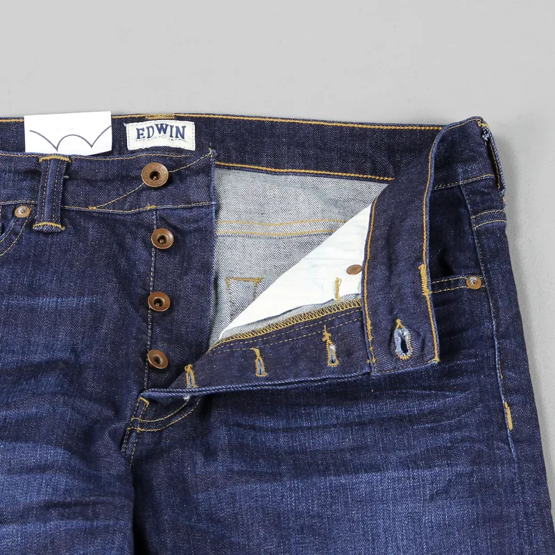 Edwin ED-80 Slim Taper Jeans Dark Trip Used-2
