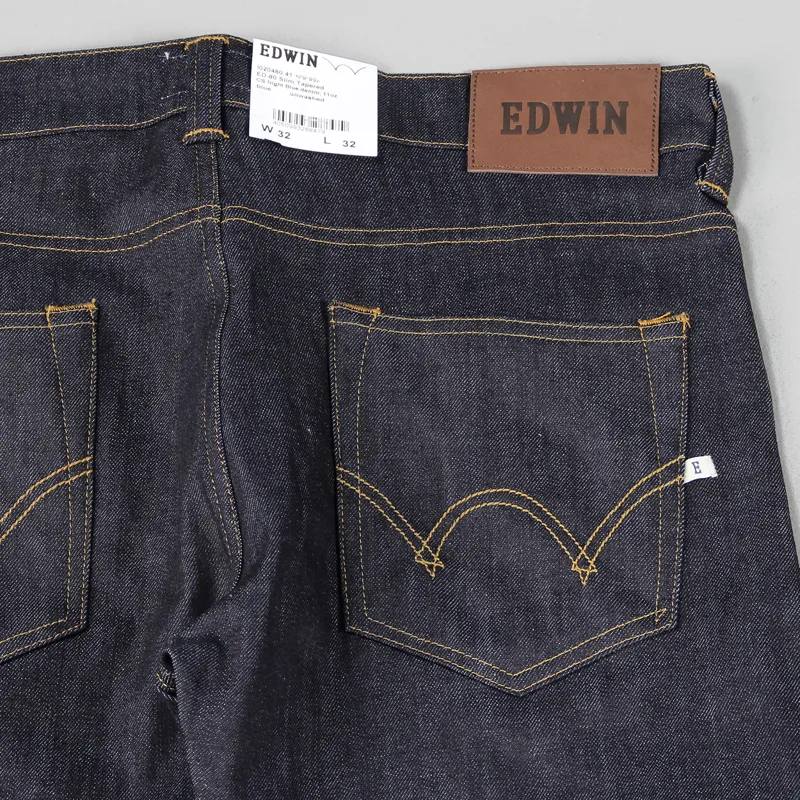 Edwin ED-80 Slim Taper Jeans Night Blue Unwashed-4