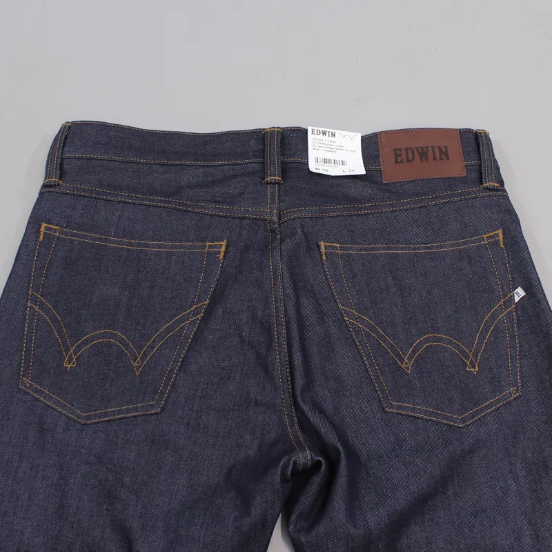 Edwin ED-39 Regular Loose Jeans Blue Unwashed-4