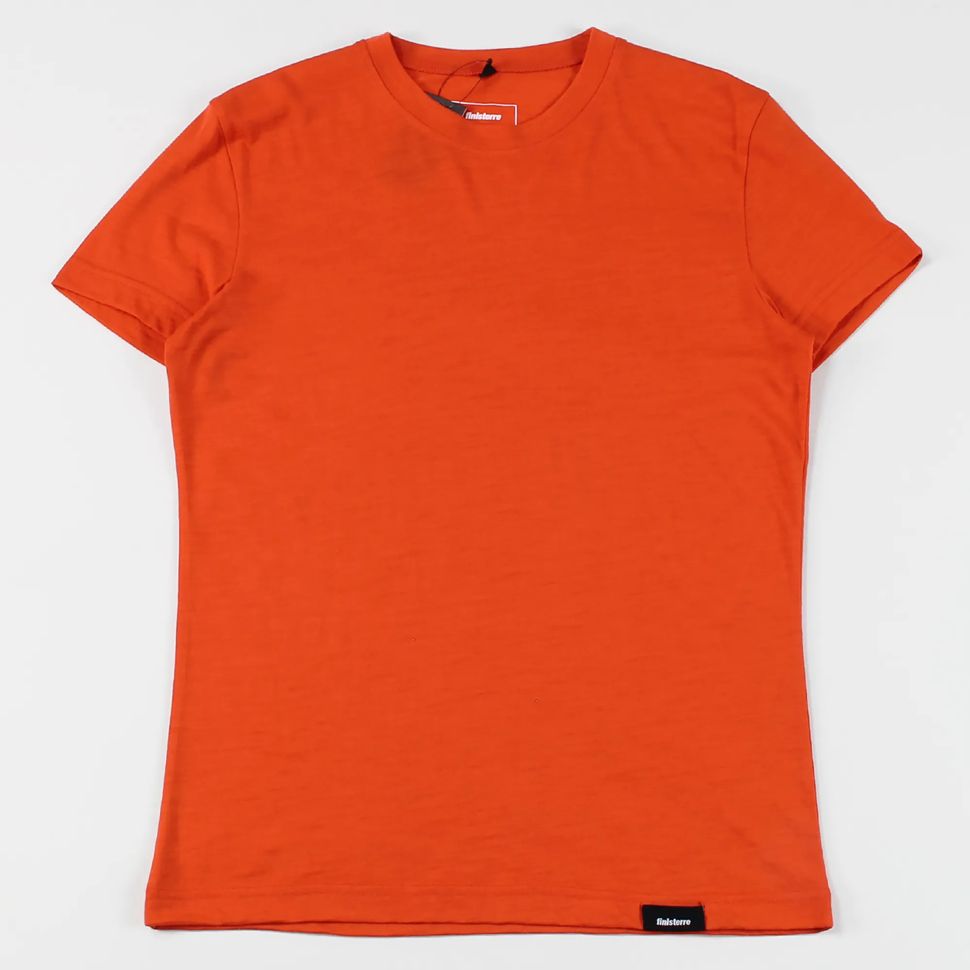 Finisterre Eddy Merino Wool T Shirt Red Clay1