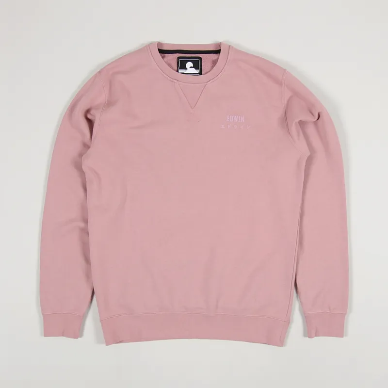 Edwin base crew sweatshirt clearance