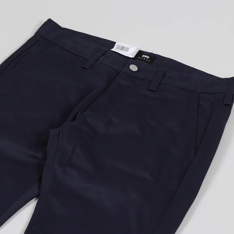 Edwin 55 Chino Navy Plain Rinsed-5