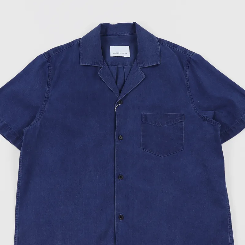 Samsøe And Samsøe Einar SA Shirt Dark Sapphire-1