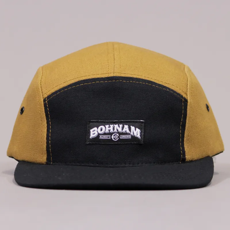 Bohnam Eiseman Camper 5 Panel Cap - Black Brown-1