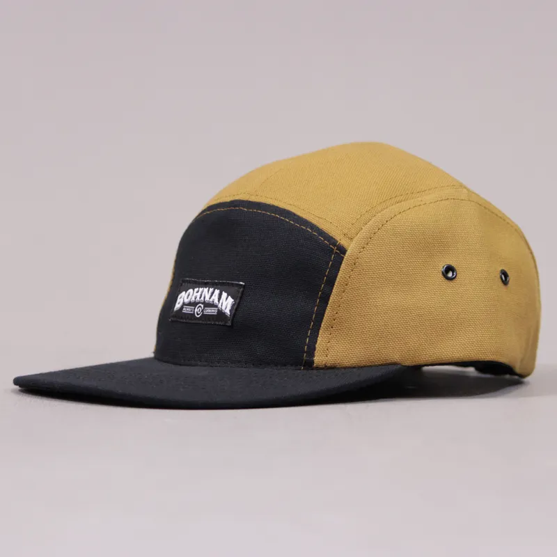 Bohnam Eiseman Camper 5 Panel Cap - Black Brown