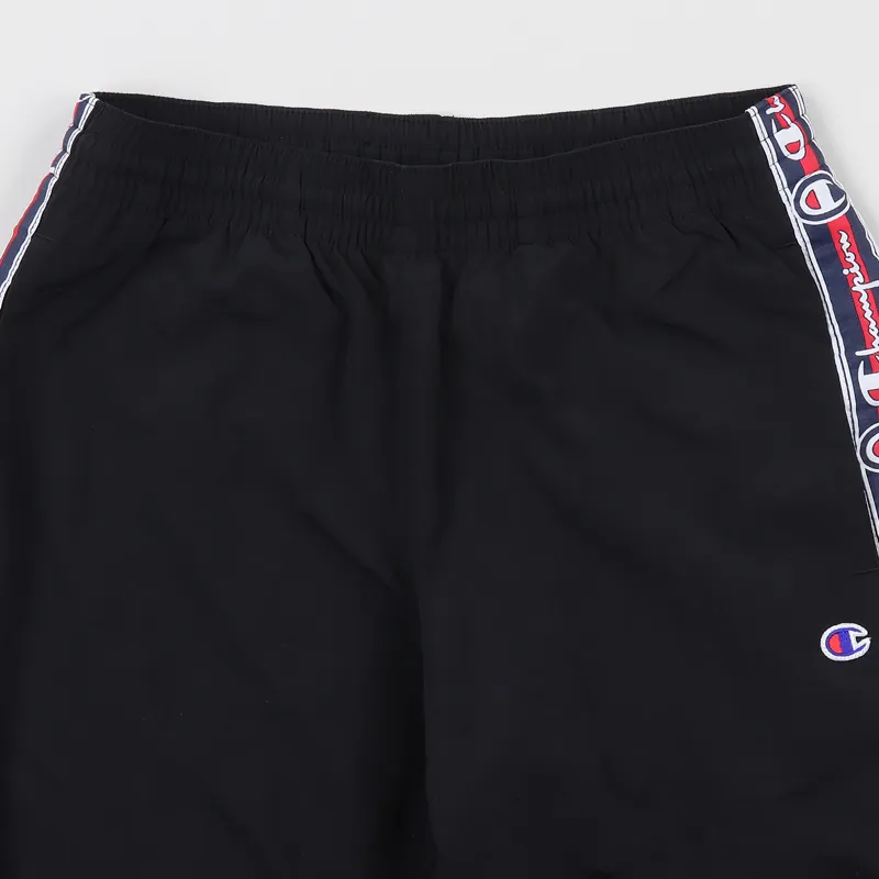 Champion Reverse Weave Elastic Cuff Taped Pants Black-1