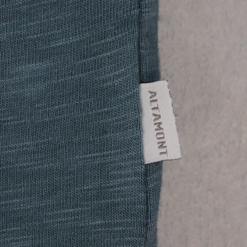 Altamont Elint Henley Raglan T Shirt Blue-4