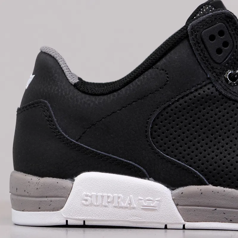 Supra Ellington Shoes Black Grey White-1