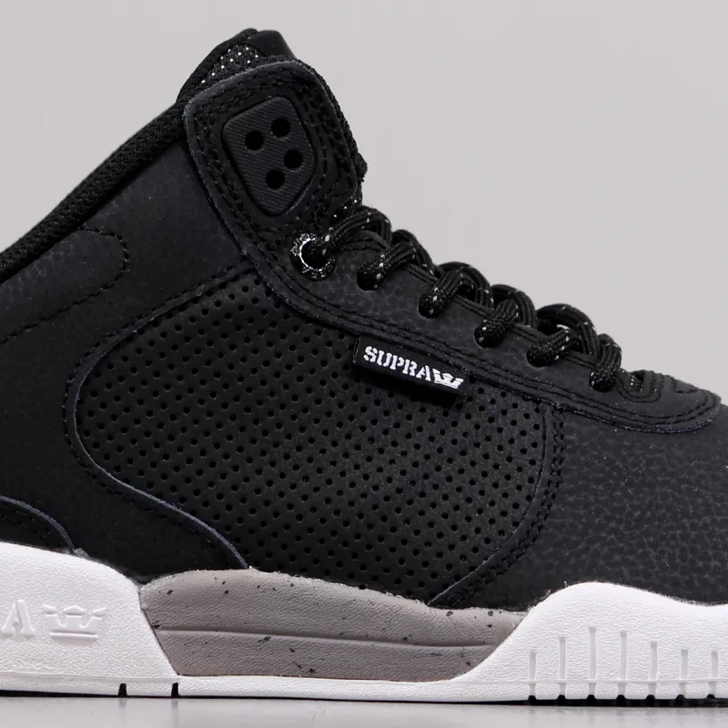 Supra Ellington Shoes Black Grey White-2