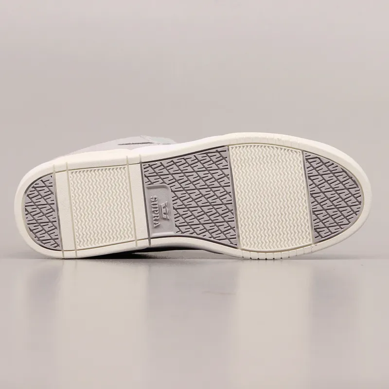Supra Ellington Shoes Light Grey White-6