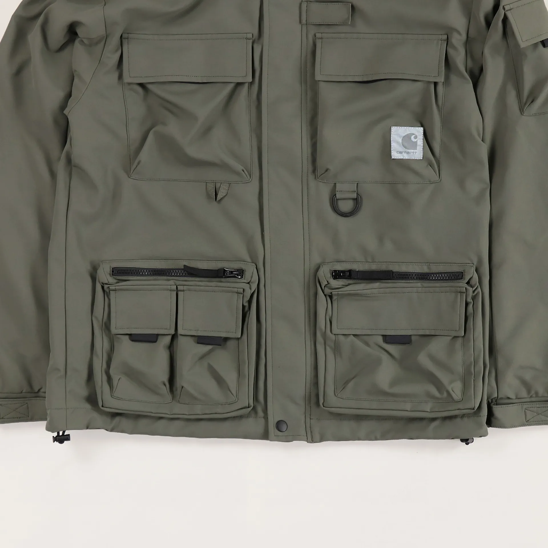 Carhartt WIP Mens Technical Reflective Elmwood Jacket Moor Green