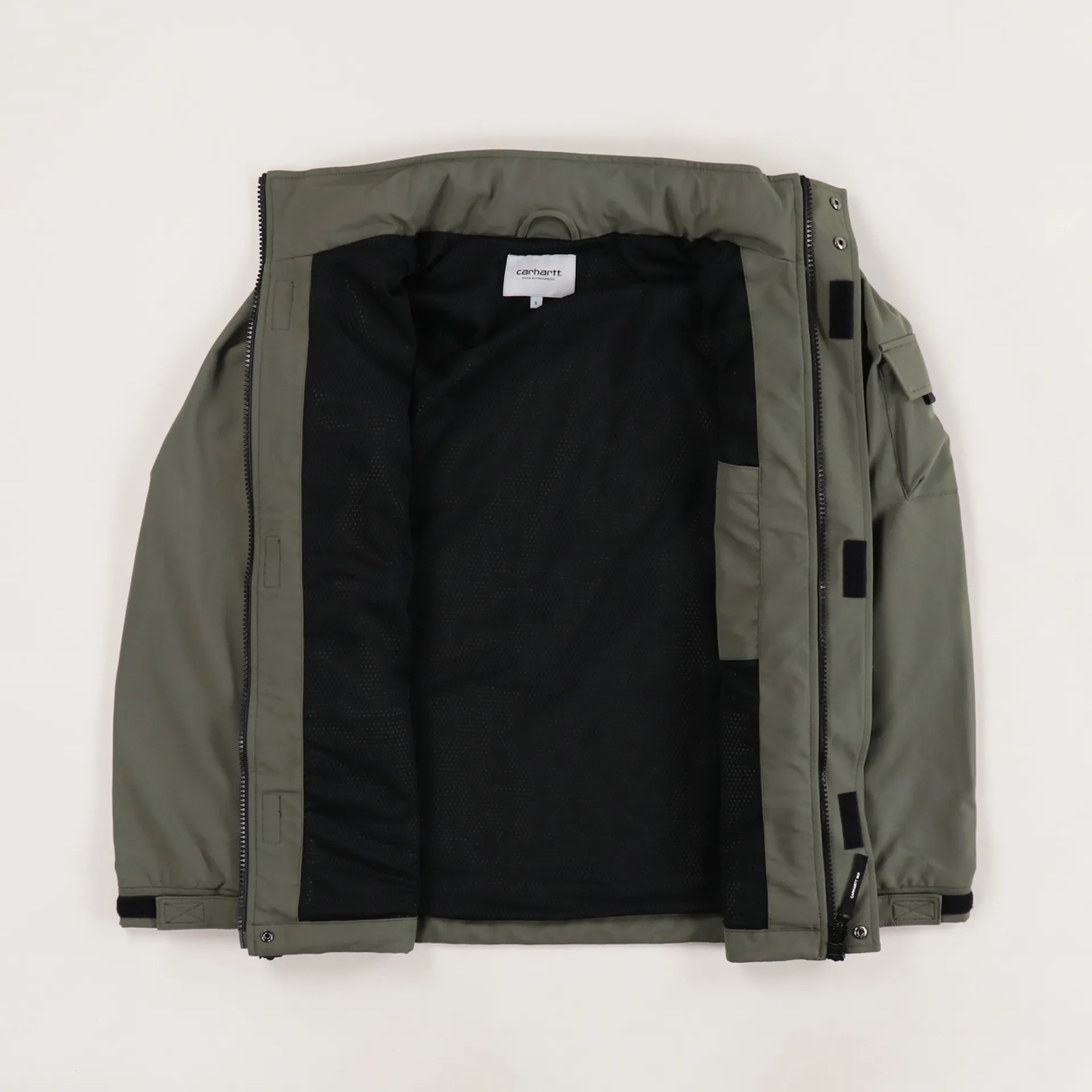 Carhartt WIP Mens Technical Reflective Elmwood Jacket Moor Green