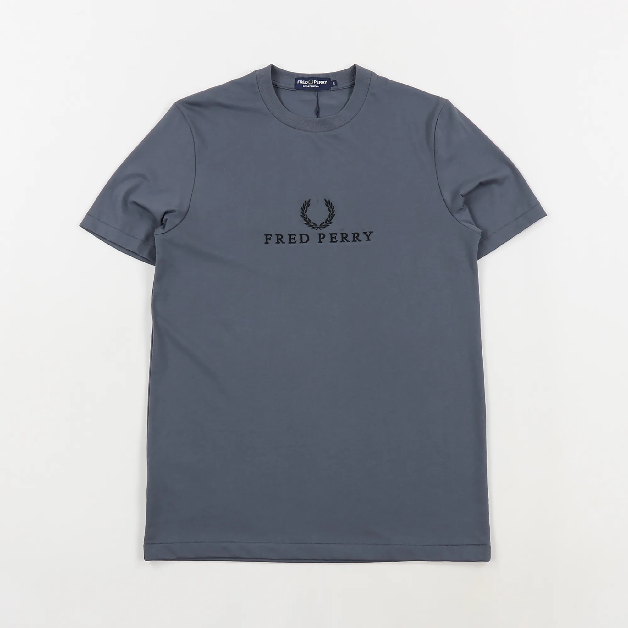 Fred Perry Embroidered T Shirt Lead